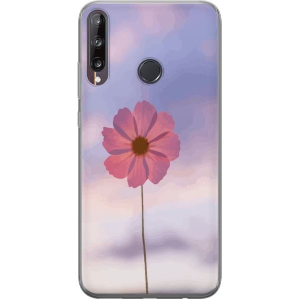 Mobilskal till Huawei P40 lite E med Rosa blomma