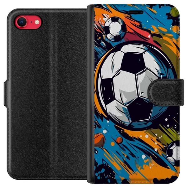 Apple iPhone 8 tegnebog med fodbolde