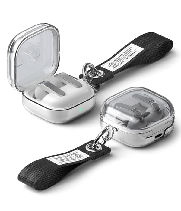 Ringke Cover Til Galaxy Buds 4/4 Pro Air - Klar/Sort