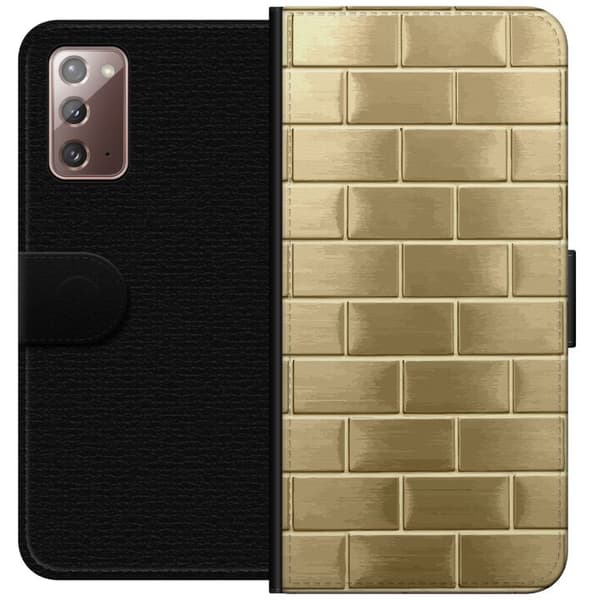 Pung Taske til Samsung Galaxy Note20 med gyldne mursten