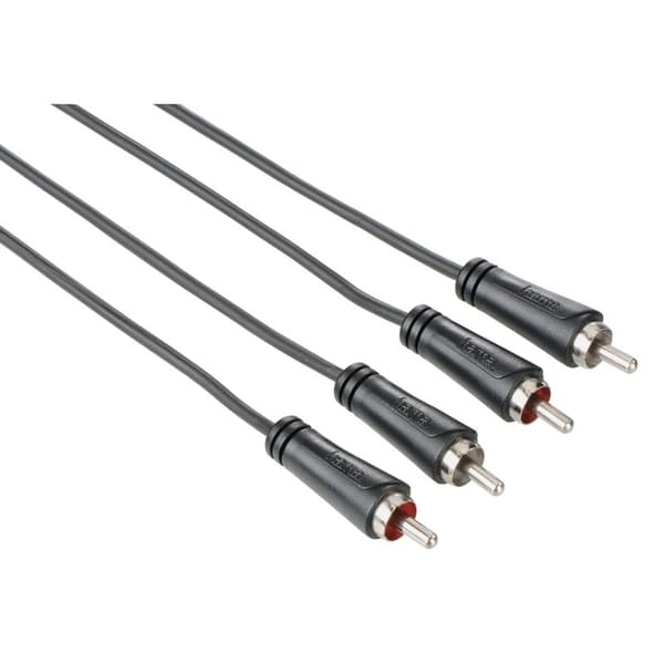 HAMA Kaapeli Audio 2xRCA-2xRCA Musta 3m