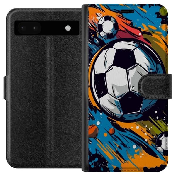 Plånboksfodral till Google Pixel 6a med Fotbollar