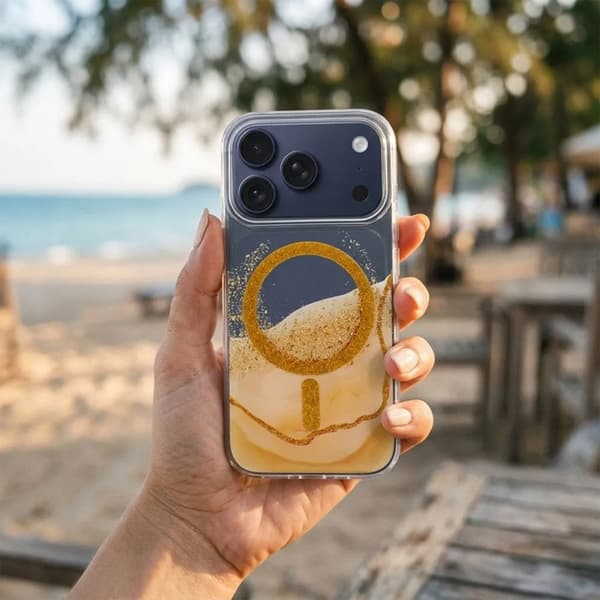 Mobilskal För iPhone 17 Pro Magsafe - Guld
