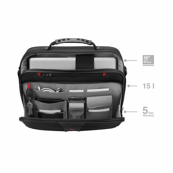 Wenger Legacy 16\" Slim Computertaske Sort