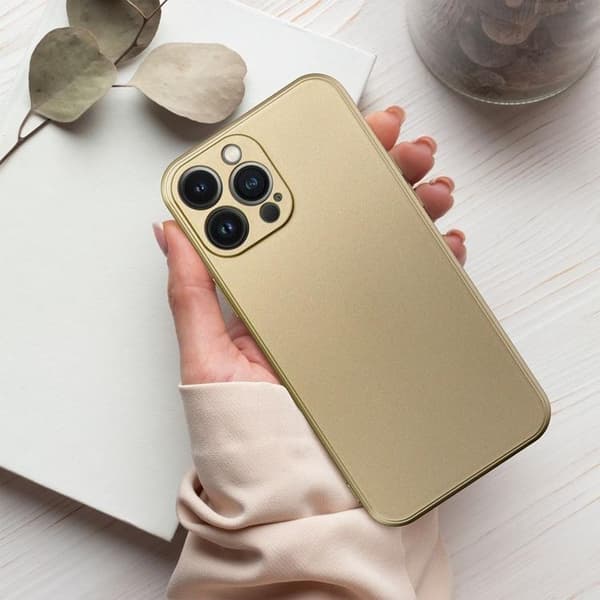 Telefontaske til iPhone 16e Metallic - Guld