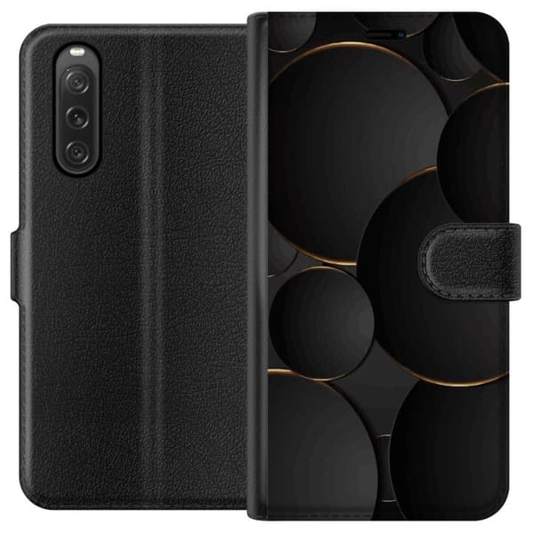 Plånboksfodral till Sony Xperia 10 V med Lyxig Cirklar