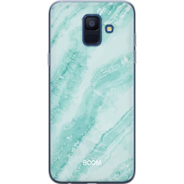 Telefontaske til Samsung Galaxy A6 (2018) med Mint Marble