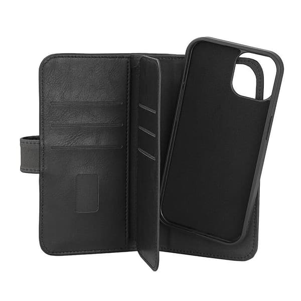 [2in1] Gear iPhone 15 Pung Taske Magsafe - Sort