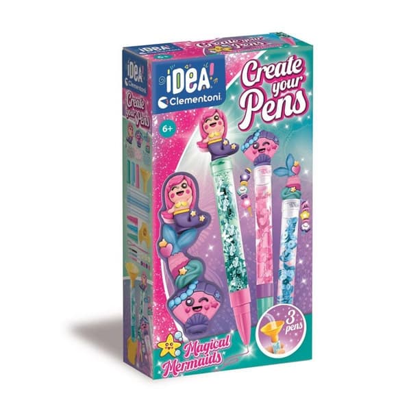 CLEMENTONI Create Your Pens 3-Pack Magical Mermaids