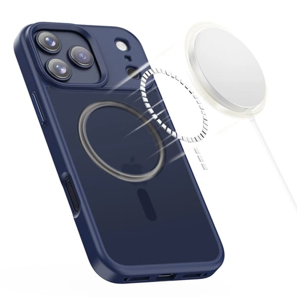 Tech-Protect Mobilskal till iPhone 17 Pro Max Magsafe Matte - Mörkblå