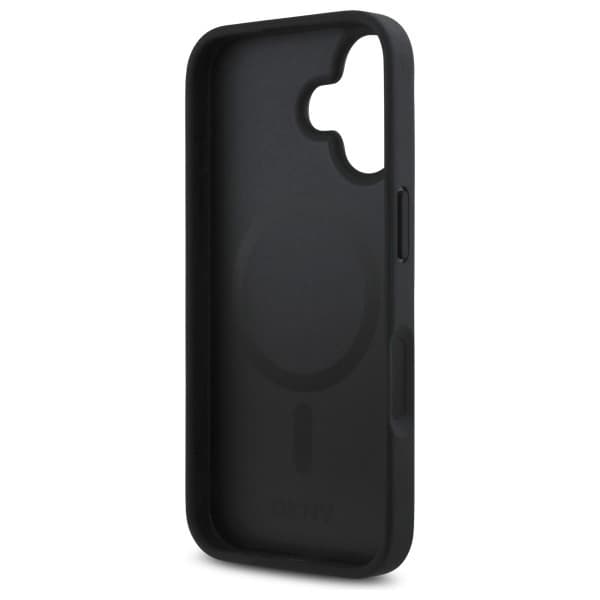DKNY Telefontaske til iPhone 16 MagSafe Repeat Pattern Stack Logo - Sort