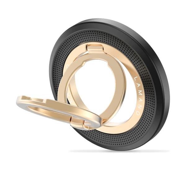 Tech-Protect Ringholder Magsafe MMR700 Lamano Magnetisk - Sort/Guld
