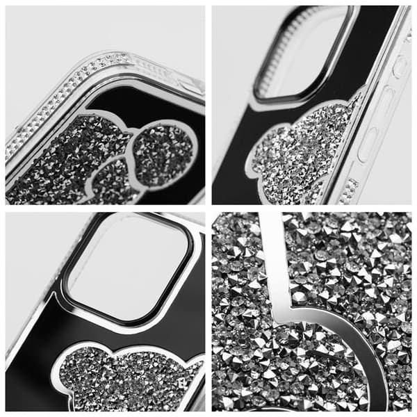 Mobilskal till iPhone 14 Pro Teddy Bear - Silver