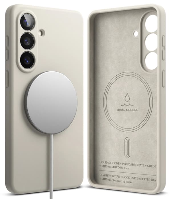 Ringke Mobilskal För Galaxy S26 Plus Magsafe Silikon - Stone