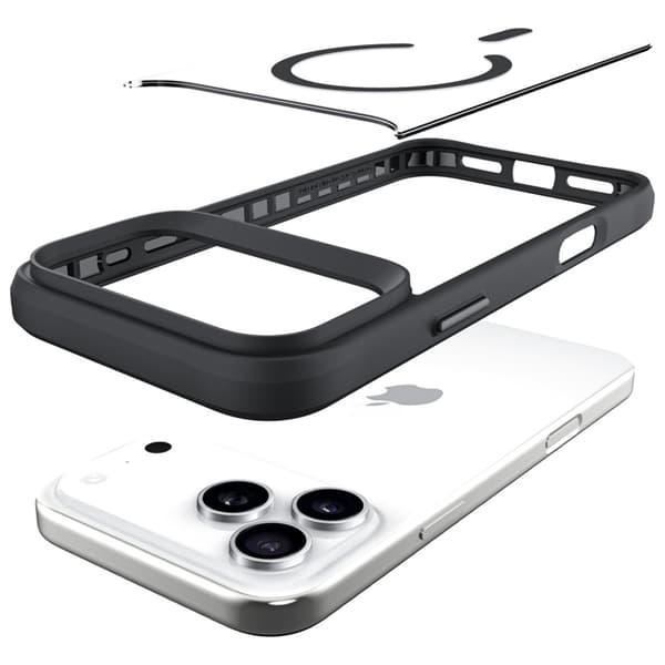 3MK Mobilskal till iPhone 18 Pro Max/17 Pro Max MagSafe Satin Armor Transparent