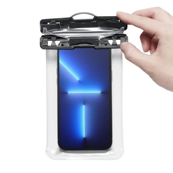 Spigen Universala Vattentät Mobilväskor A601 - Crystal Clear