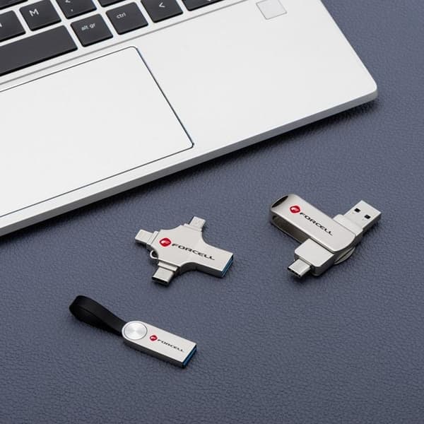 Forcell Pendrive 16 GB USB 3.2 Gen 1 (USB-A/USB-C/Lightning/Micro-USB)