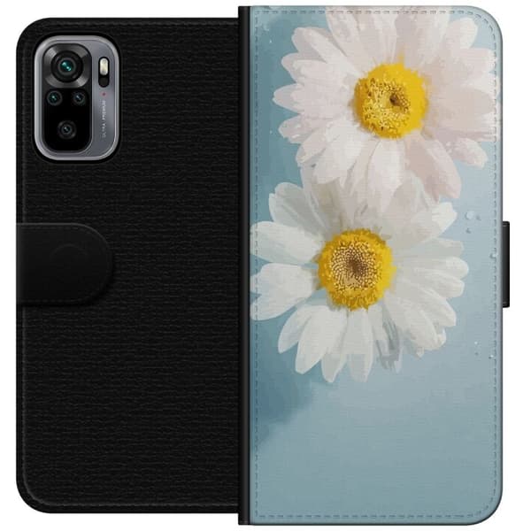 Plånboksfodral till Xiaomi Redmi Note 10S med Sommarblommor