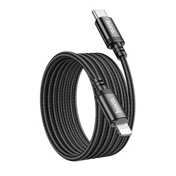 HOCO USB-C til Lightning Kabel 27W 2m X89 - Sort