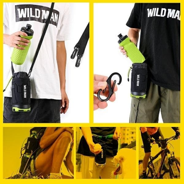 WILDMAN R1 Cykelsteltaske - Sort/Grå
