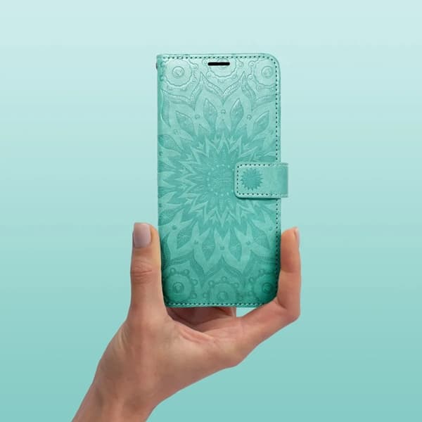 iPhone 16e Plånboksfodral Mezzo - Mandala Grön