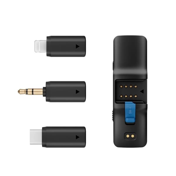 BOYA Mikrofon BOYALINK V2.0 3,5 mm trådløst X2-system Lightning USB-C