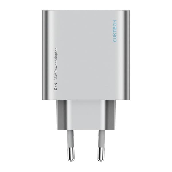 Cuktech Snabbladdare 65W 2xUSB-C 1xUSB-A GaN - Grå