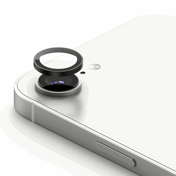 Ringke [2-Pack] iPhone 16e Härdat Glas Kameraskydd Ram