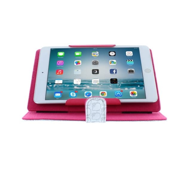 HELLOKITTY Tablet Fodral Silver 7-8tum Universal