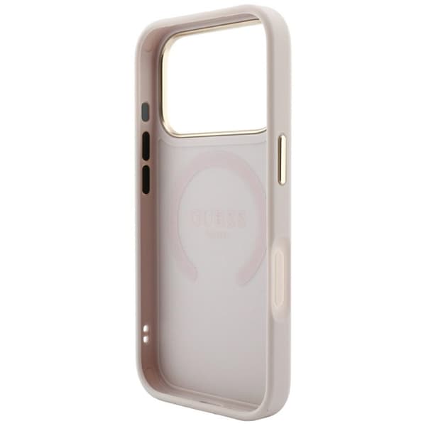 Guess Mobilskal För iPhone 18 Pro Max/17 Pro Max Magsafe Saffiano Peony