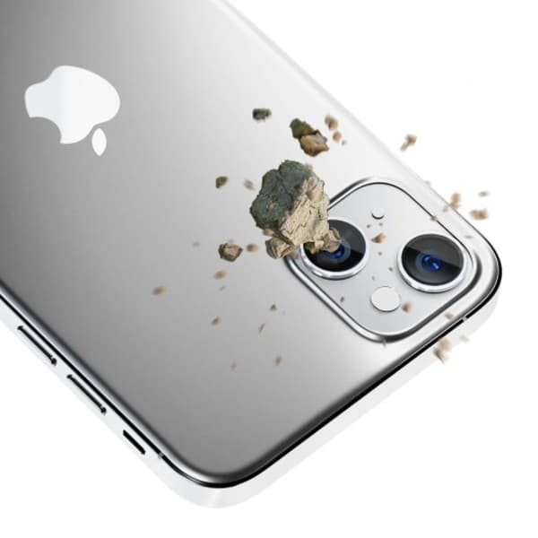 3MK iPhone 14 Sølv kameralinsedæksel