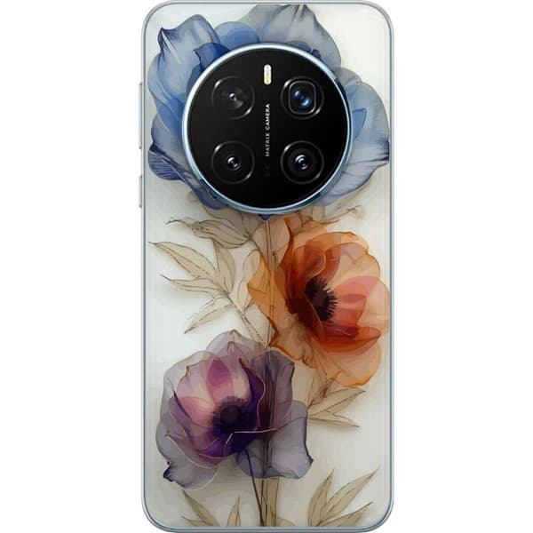 Telefontaske til Honor Magic7 Pro med silkeblomster