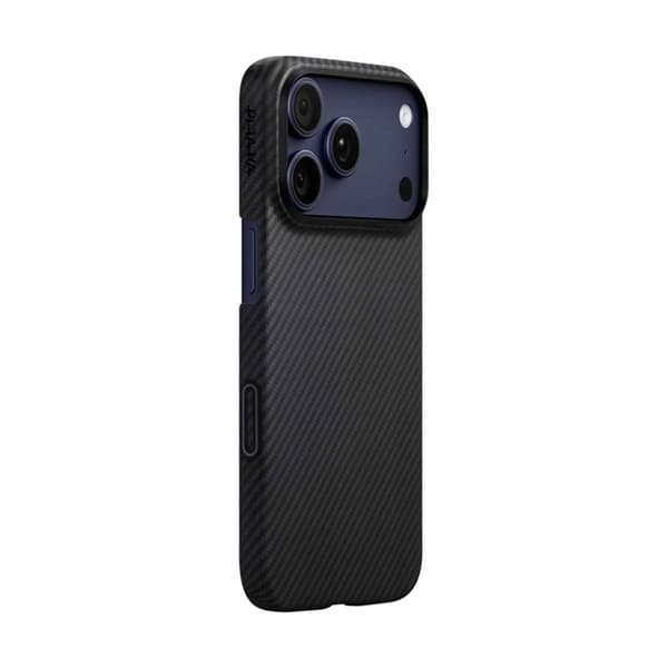 Pitaka Edge MagSafe -kuori iPhone 17 Pro Max musta/harmaa