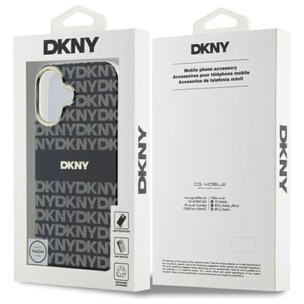 DKNY telefonetui til iPhone 16 MagSafe Repeat Texture Stripe