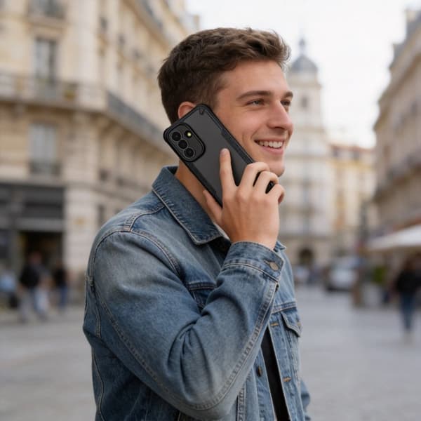 Tech-Protect Mobilcover Til Galaxy A57 5G Rugged Shield - Mat Sort