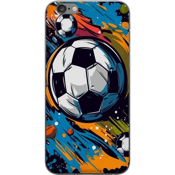 Telefontaske til Apple iPhone 6s Plus med fodbolde