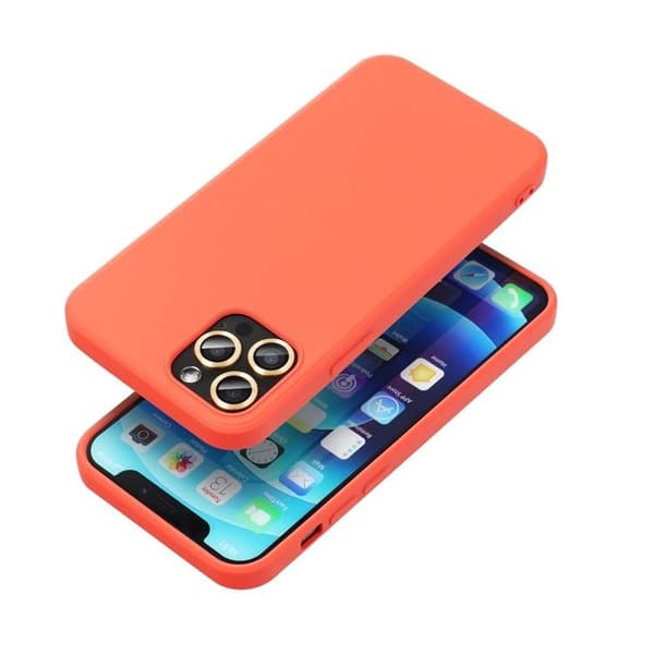 Telefontaske til iPhone 16 Plus Silikone - Peach