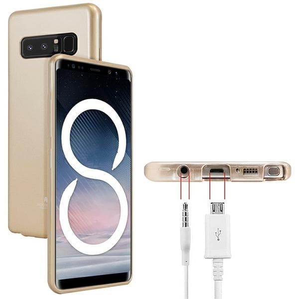 Mercury Telefontaske til iPhone 14 Pro Max Jelly - Guld
