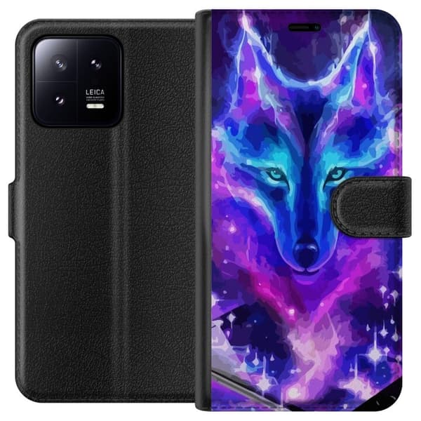Plånboksfodral till Xiaomi 13 med Neon Varg