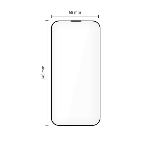 [2-Pack] Tech-Protect iPhone 17 Pro Max hærdet glas Skærmbeskytter - Sort
