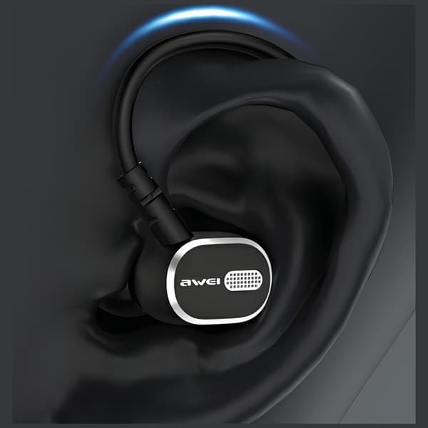 AWEI TC-6 Hörlurar stereo USB-C - Svart