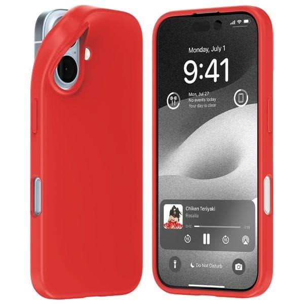 Mercury Mobilskal till iPhone 16 Soft - Röd