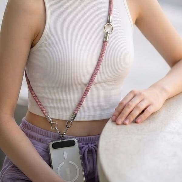 Tech-Protect Mobilrem Crossbody C10S - Rose/Titanium
