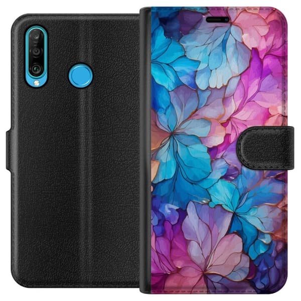 Pung taske til Huawei P30 lite med Magic