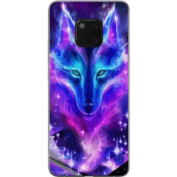 Telefontaske til Huawei Mate 20 Pro med Neon Wolf