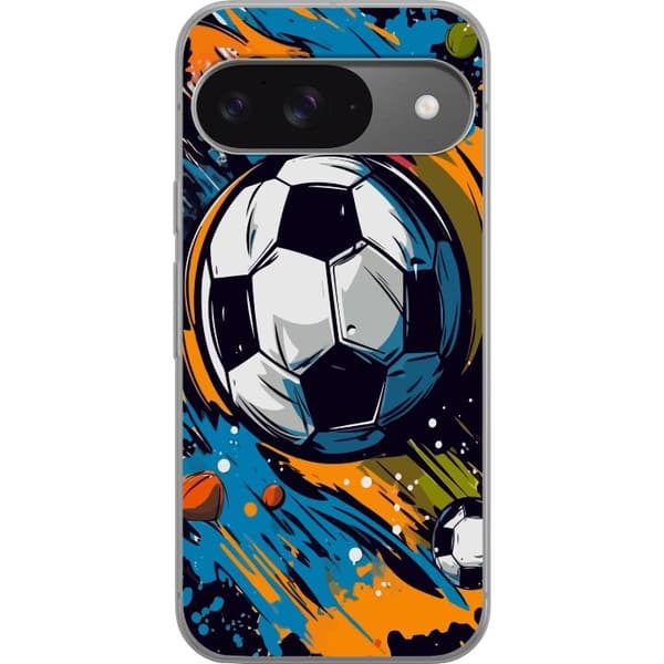 Mobilskal till Google Pixel 9 med Fotbollar