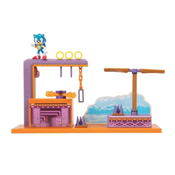 SONIC 2.5 tuuman leikkisetti Flying Battery Zone