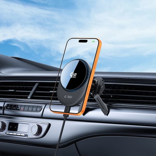 Tech-Protect Bilholder Til Instrumentbræt & Vent Magsafe Magnetic - Sort