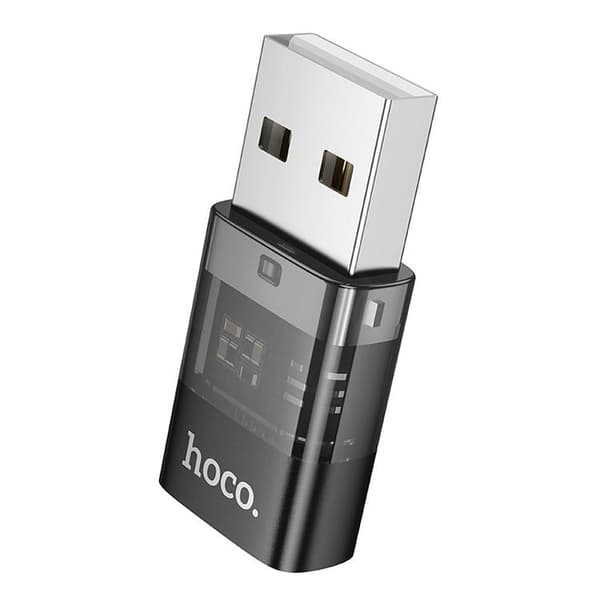 Hoco USB-A til USB-C Adapter UA36C - Sort
