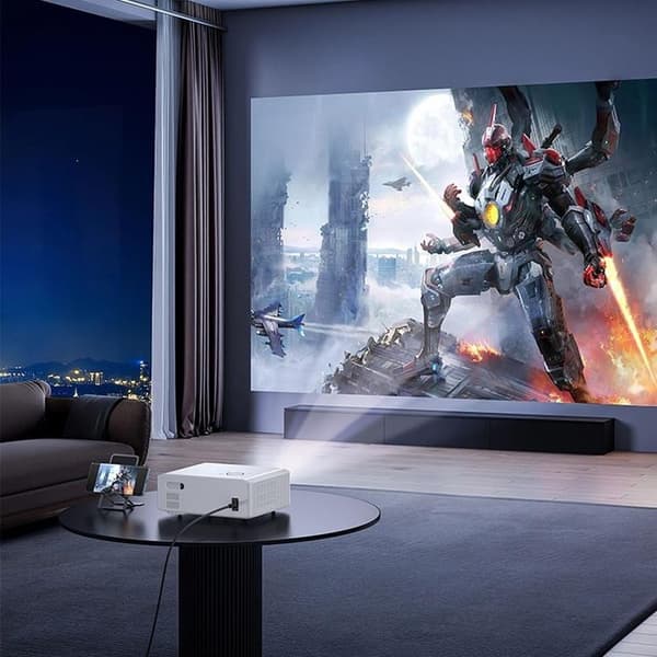 Hoco Projektor med Android Programvara Wi-Fi Bluetooth 1080P DT3